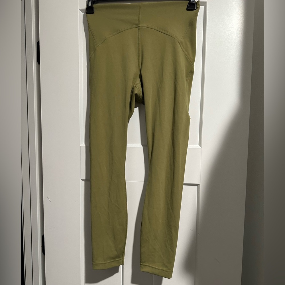 lululemon athletica olive green leggings